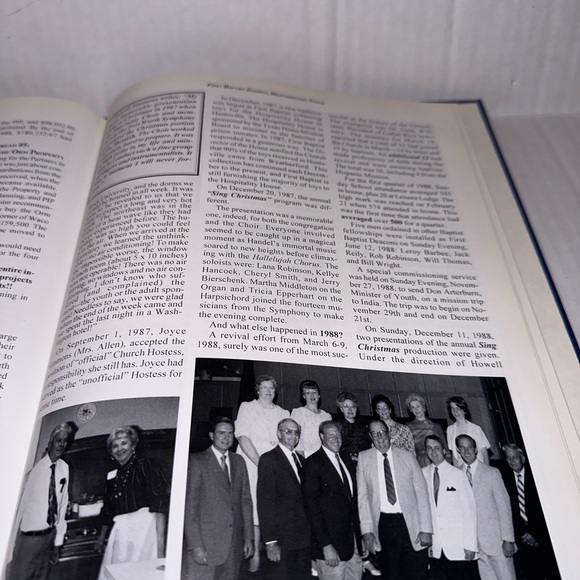 First Baptist Church Weatherford Texas “The First 140 Years” Book 1997. - Picture 10 of 13